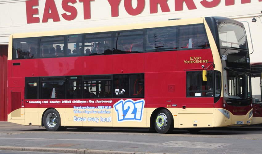 New Buses With Wi-Fi For EYMS Routes To Hull Scarborough And York