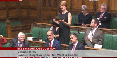 Emma Hardy, Labour MP for Hull West and Hessl
