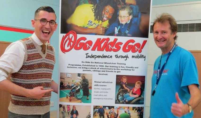 Ben Shires Delighted To Support Local Charity Go Kids Go