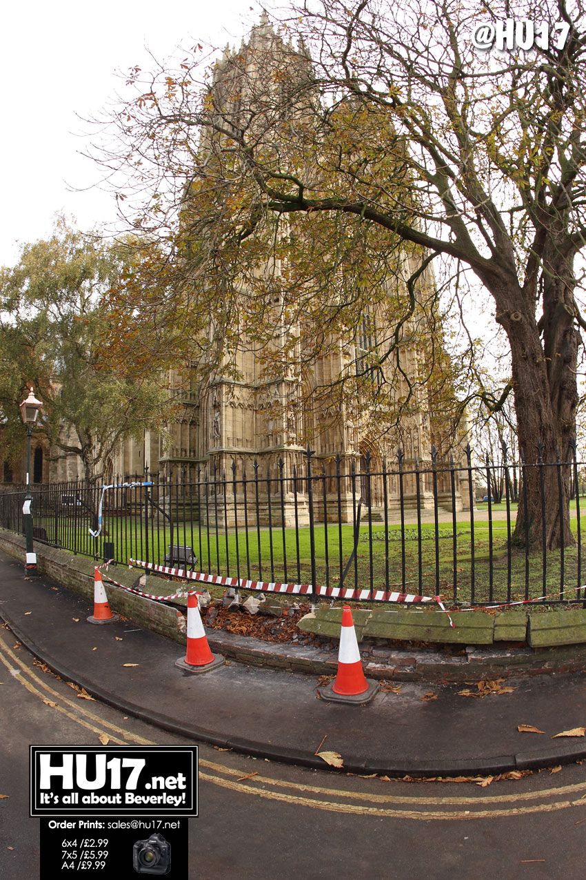 Driver Smashes Car Into Beverley Minster Following Police Pursuit