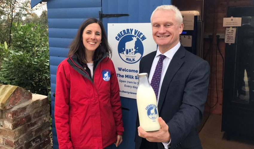 MP Urges Community To Back ‘Milk Shed’ In Cherry Burton