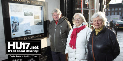 Beverley Civic Society Unveils Latest Historic Information Board