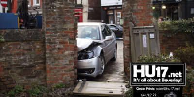 St Mary’s Church Wall Badly Damaged After Car Crashes Through Gate