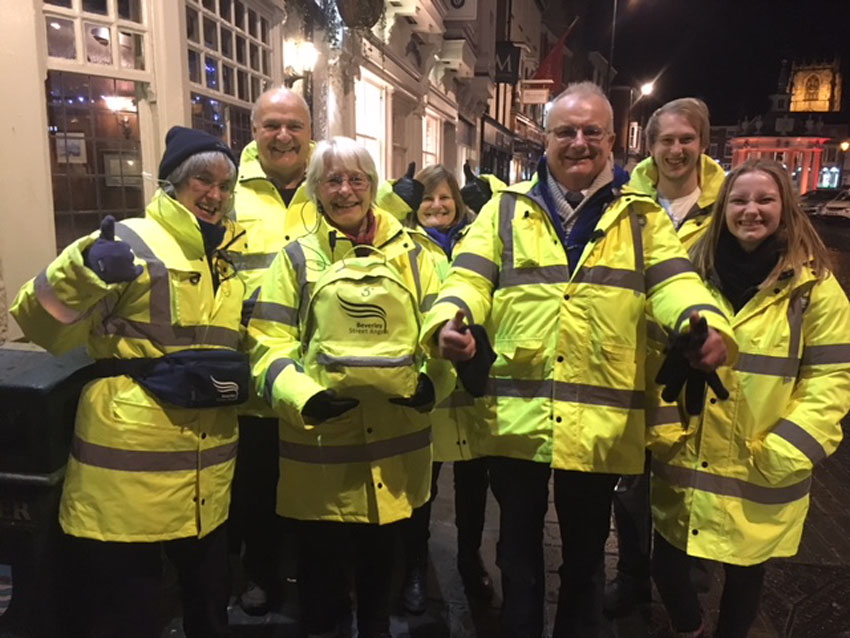 Local Councillor Continues His Support For Beverley's Street Angels