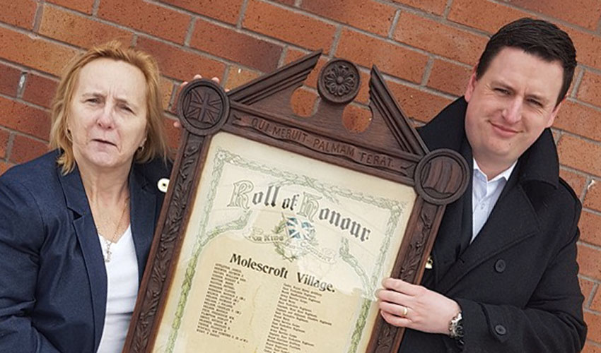 Molescroft Parish Council Restored Village’s Roll of Honour