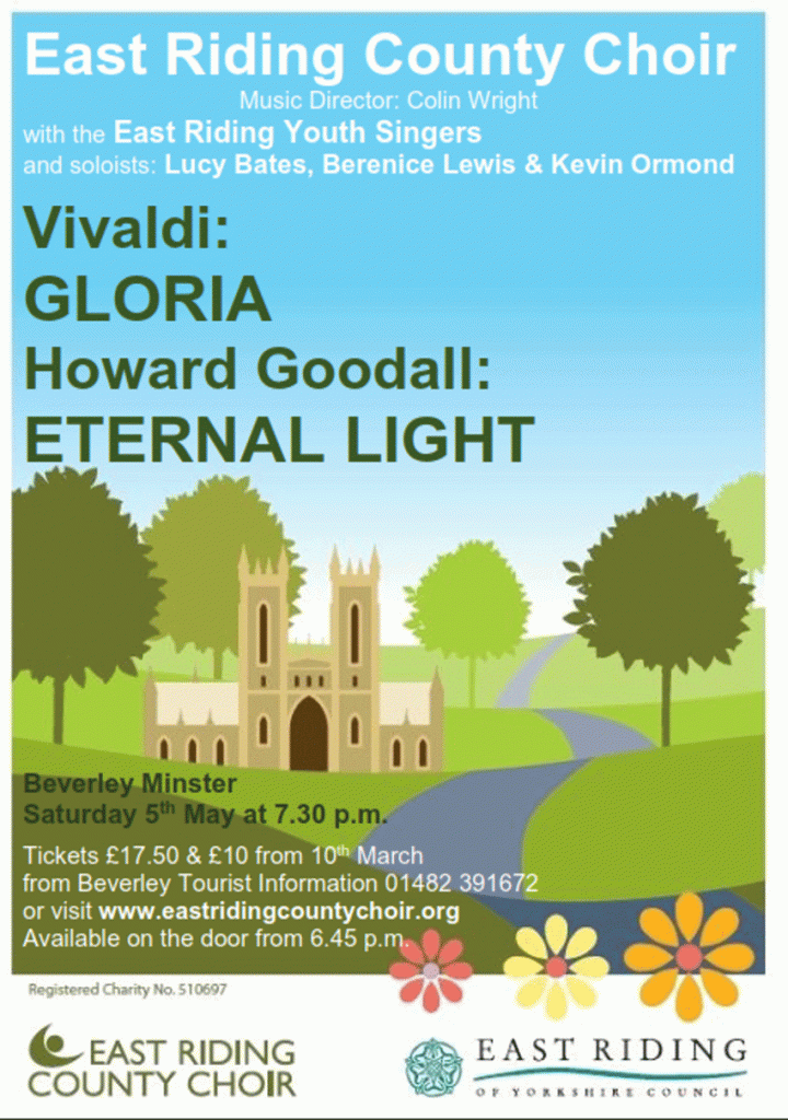 Tickets Now On Sale For East Riding County Choir Concert