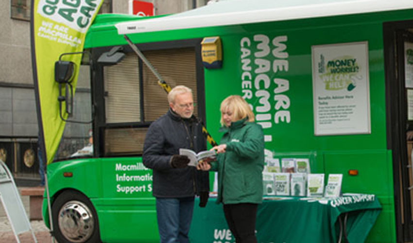 Macmillan Mobile Information Support Service Bus To Visit Beverley