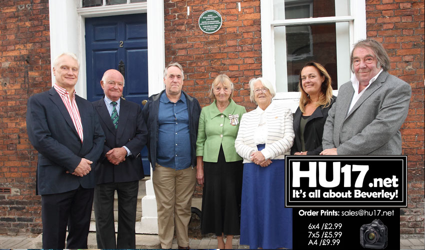 Green Plaque Unveiled To Honour Beverley's Most Famous Woman