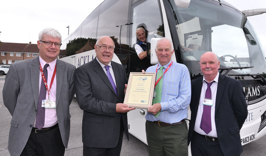 Beverley Awarded Prestigious Coach Friendly Status