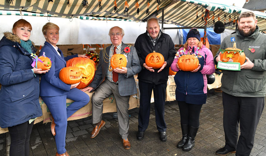 Pumpkin Competition Held By Market Traders Attracts Spook-Tacular Entries