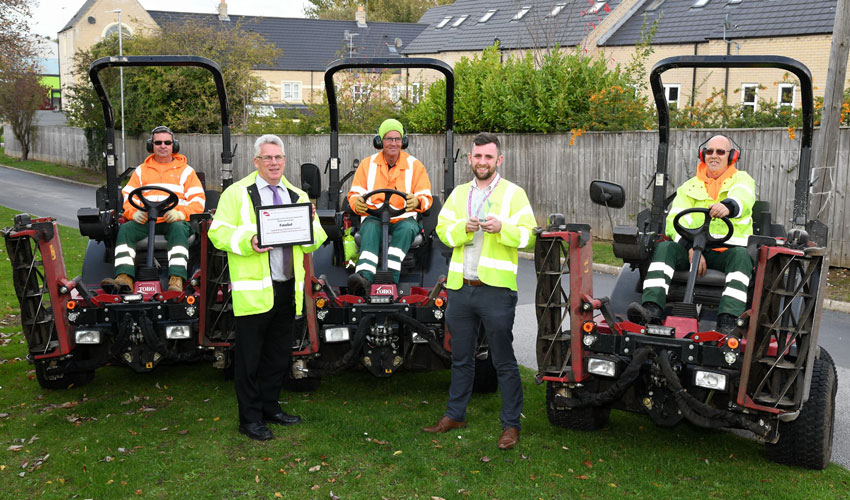 Grounds Maintenance Team At ERYC Win Innovation Award 