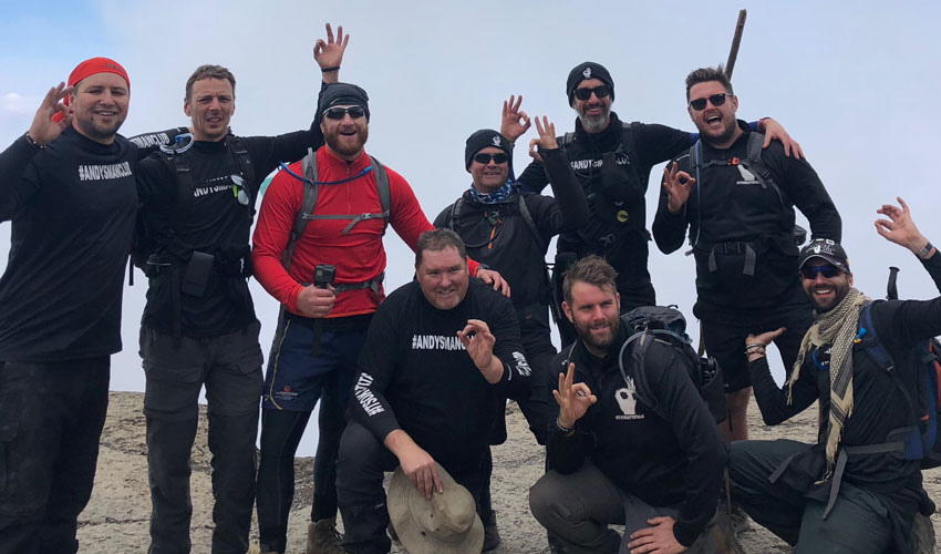 Andy’s Man Club Are High On Life After Tackling Mount Kilimanjaro