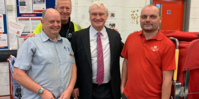 Postal Workers Welcome MP At Beverley Sorting Office