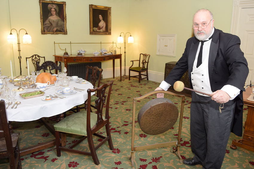 Banging The Gong At Sewerby Hall And Gardens