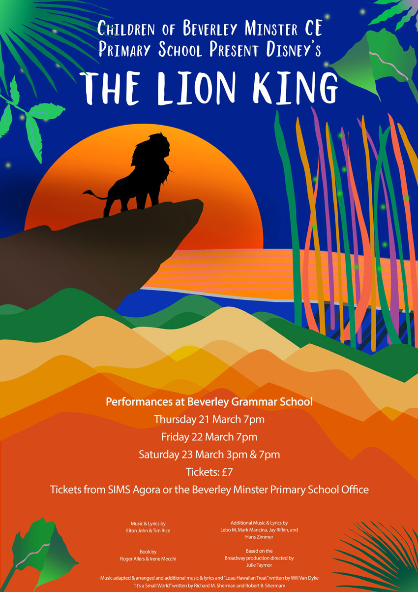 Beverley Minster Primary School To Perform The Lion King