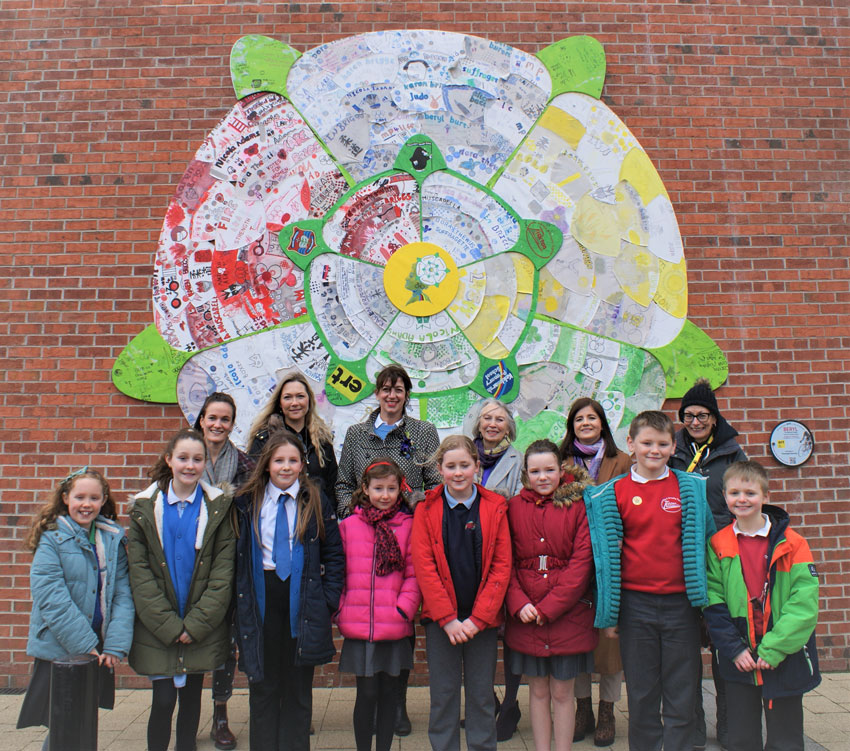 Cycling Legend Beryl And Yorkshire Girl Power Celebrated By Children