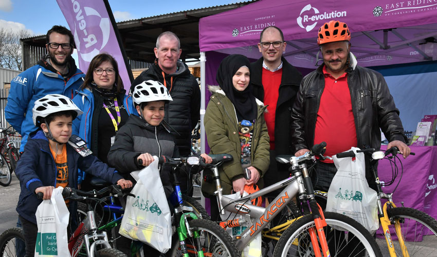 Road Safety Cycle Scheme For Syrian Refugees In The East Riding Launches For 2019