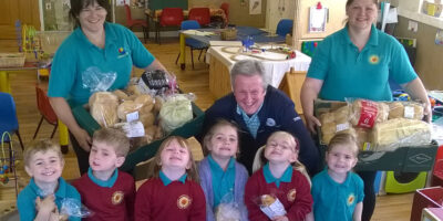 Leven Pre-School Make Use Of Surplus Food From Local Tesco Store