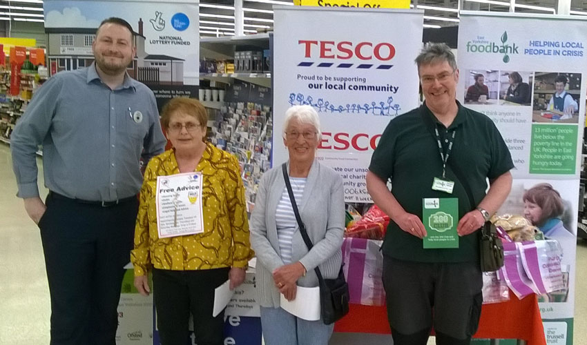 Tesco Beverley Join Other Stores To Celebrate Surplus Food Incentive