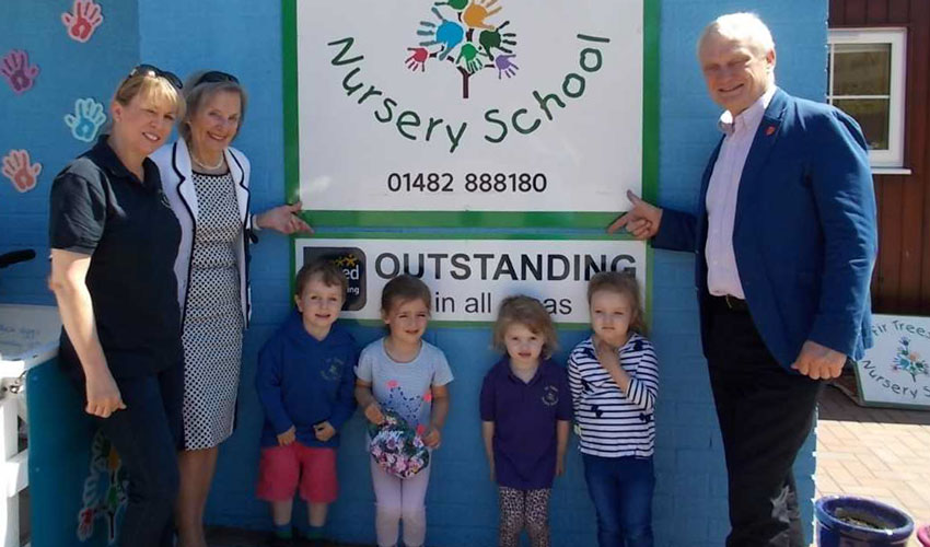 Fir Tree Nursery School Praised By MP After Outstanding Ofsted Result