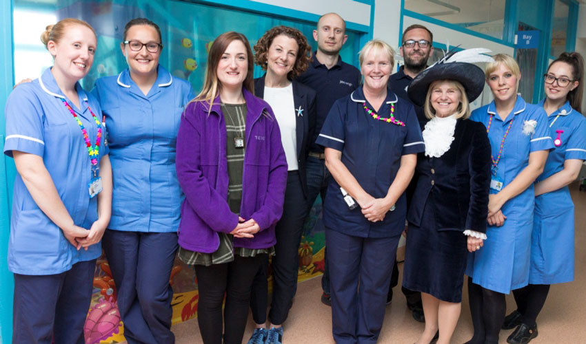 High Sheriff Helps The WISHH Charity Unveil New Look Ward 130