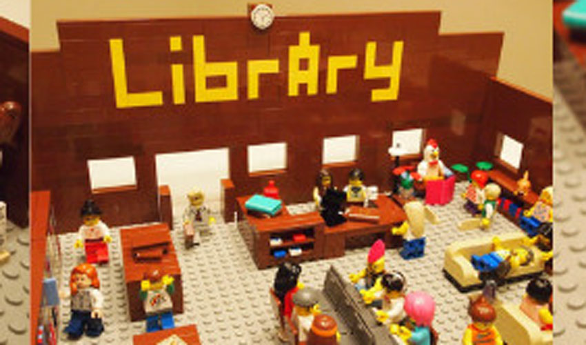 Build Your Library Of The Future Out Of Lego