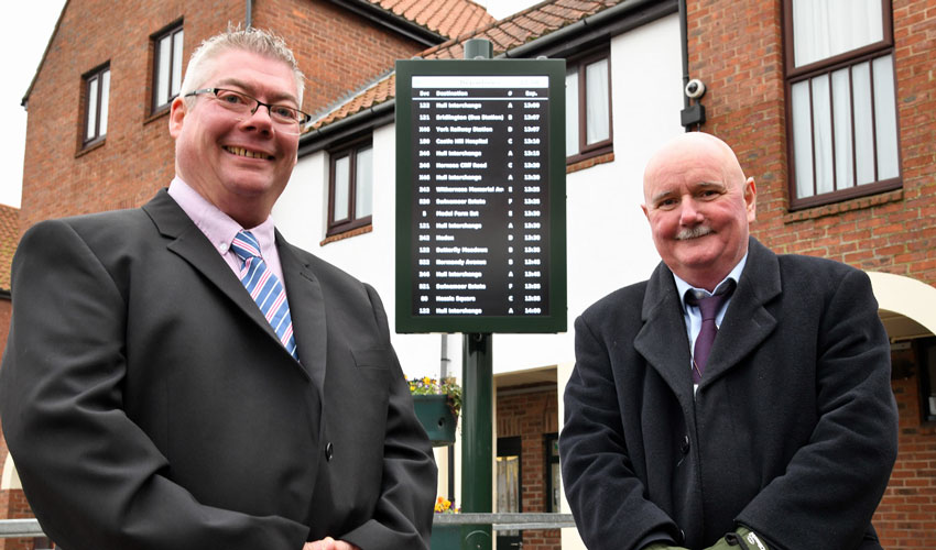 New Passenger Information Screens Installed At Beverley Bus Stations