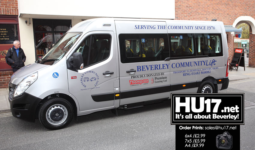 Golden Moment As Beverley Charity Launches New Minibus