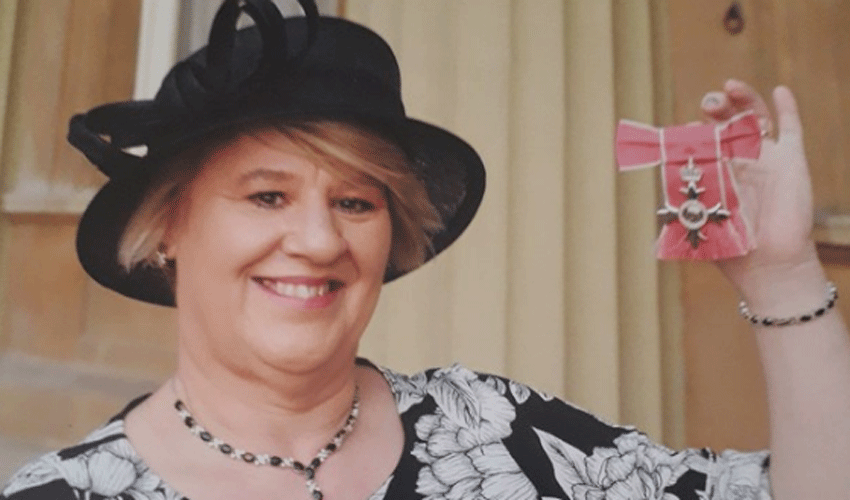 Foster Carer From Beverley Helen Rawdon Receives Her MBE