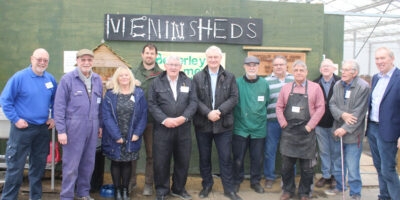 Graham Stuart MP Rolls Up His Sleeves At Beverley Men In Sheds Project