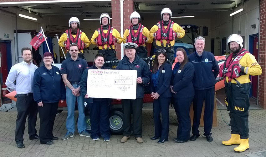 The Royal National Lifeboat Institution Benefit From Tesco Grant