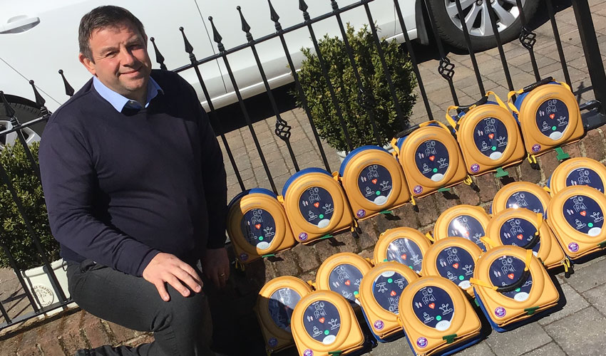 40 Defibrillators Donated By Developer To Help Fight COVID-19 Battle