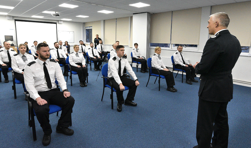 New Intake Of Police Officers Bolster Numbers To A Ten Year High 