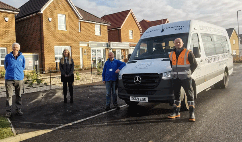 Housebuilder Makes Significant Donation To Beverley Community Lift