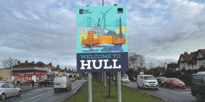 New Welcome To Hull Signage Looks To The Future