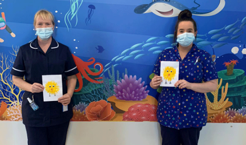 Children’s Nurses Egg-stend Their Support For WISHH Charity’s Easter Appeal 