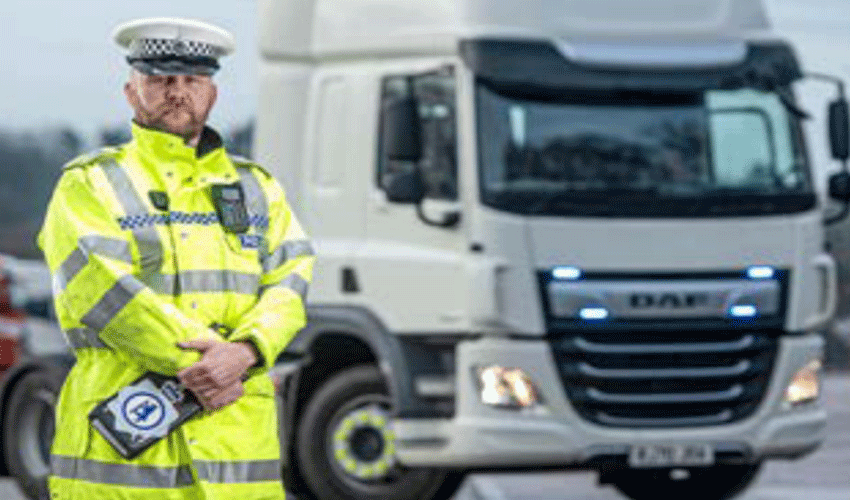 Operation Tramline – Police Using Unmarked HGV To Help Spot Offences