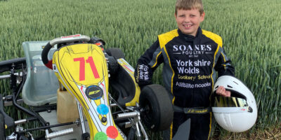 East Yorkshire Poultry Business Sponsors Promising Junior Kart Racer