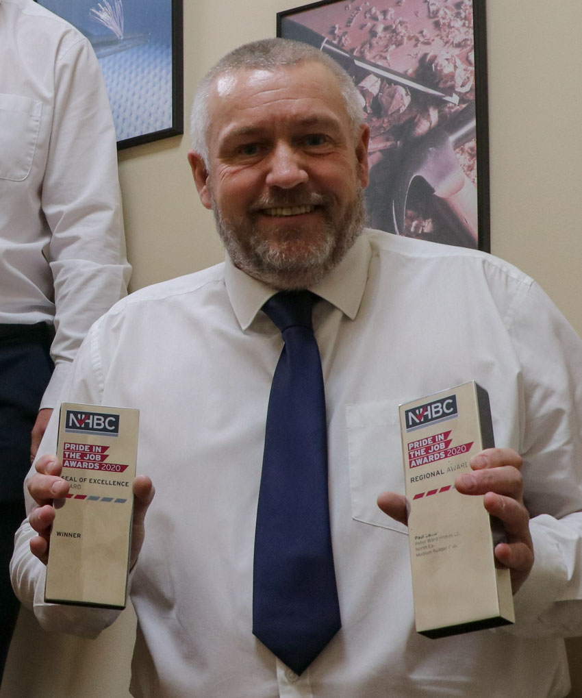 Peter Ward Homes Site Manager Celebrates Hat Trick Of Awards