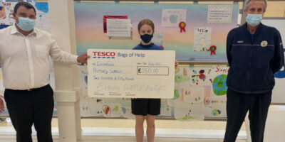 Tesco Beverley Awards School £250 For Raising Litter Awareness