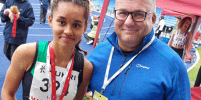 Local Athlete Freya Vidal Wins 200m National Championship