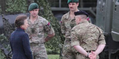 The Princess Royal Visits Defence School of Transport