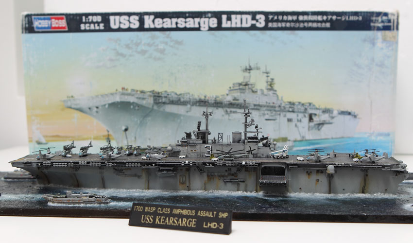 Hobby Boss USS Kearsarge LHD-3 Diorama Build Review and Pictures