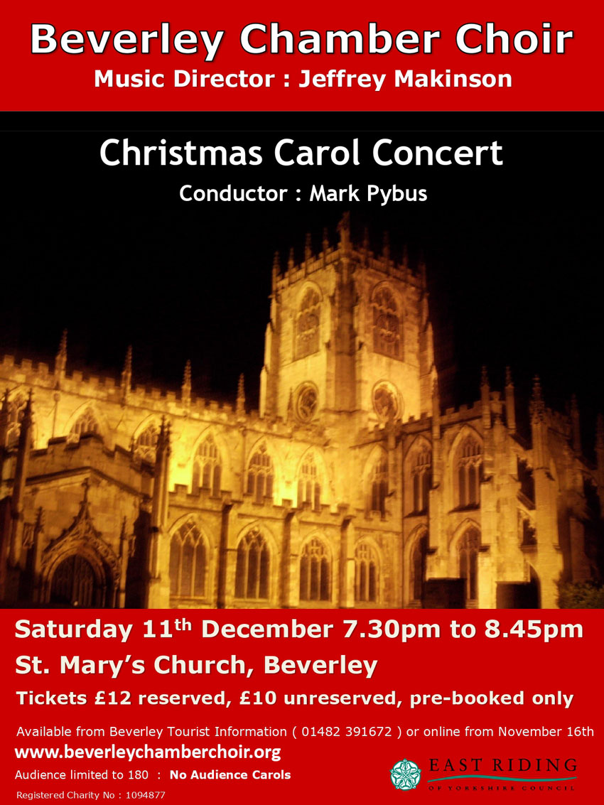 Christmas Carol Concert – Beverley Chamber Choir