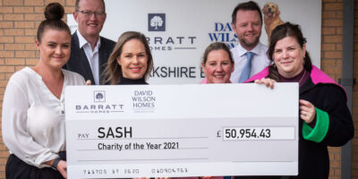 Barratt Developments Raises £50,000 For Their 2021 Charity Of The Year