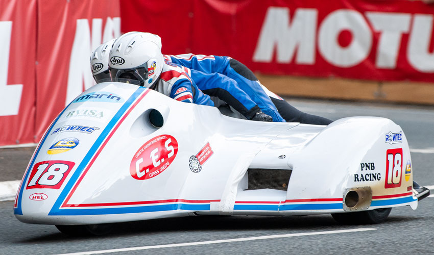 TT Success For Beverley Sidecar Trio Isle of Man