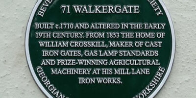 Plaque Unveiled To Honour Victorian industrialist William Crosskill