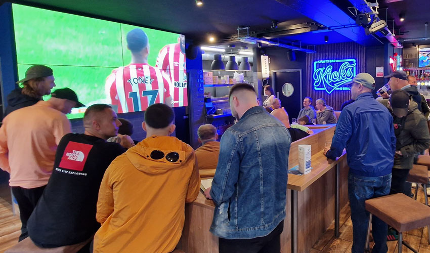 World Cup Fever Starts To Build In City Centre Bars