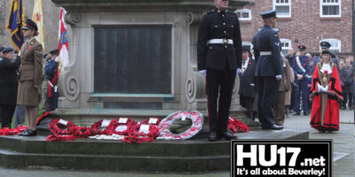 Hundreds Pay Their Respects On Remembrance Sunday In Beverley