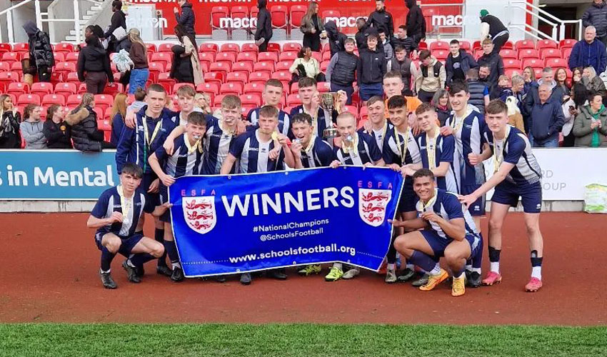 Football Academy At Bishop Burton College Crowned National Champions